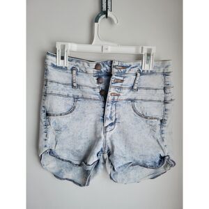 Refuge Size 0 Denim Shorts Distressed Bleached